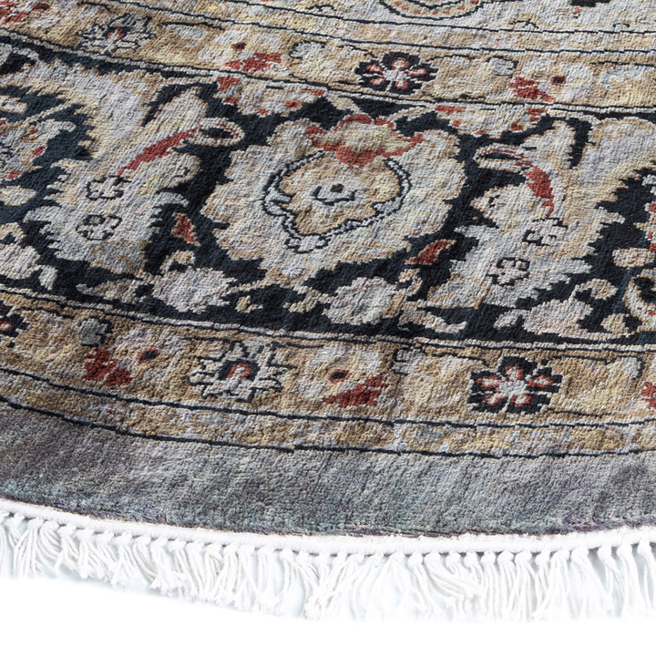 Color Reform, One-of-a-Kind Hand-Knotted Area Rug - Gray, 7' 1" x 7' 1" Default Title