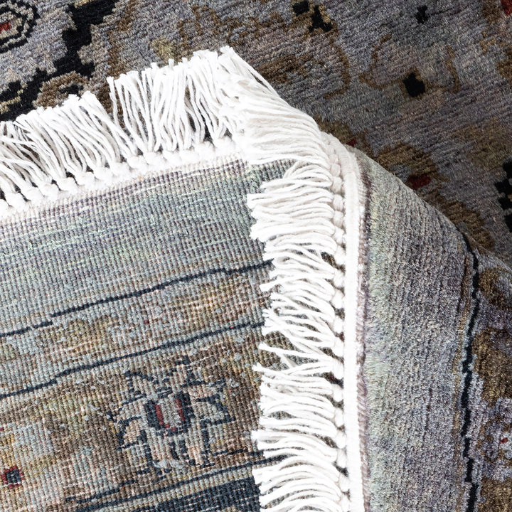 Color Reform, One-of-a-Kind Hand-Knotted Area Rug - Gray, 7' 1" x 7' 1" Default Title