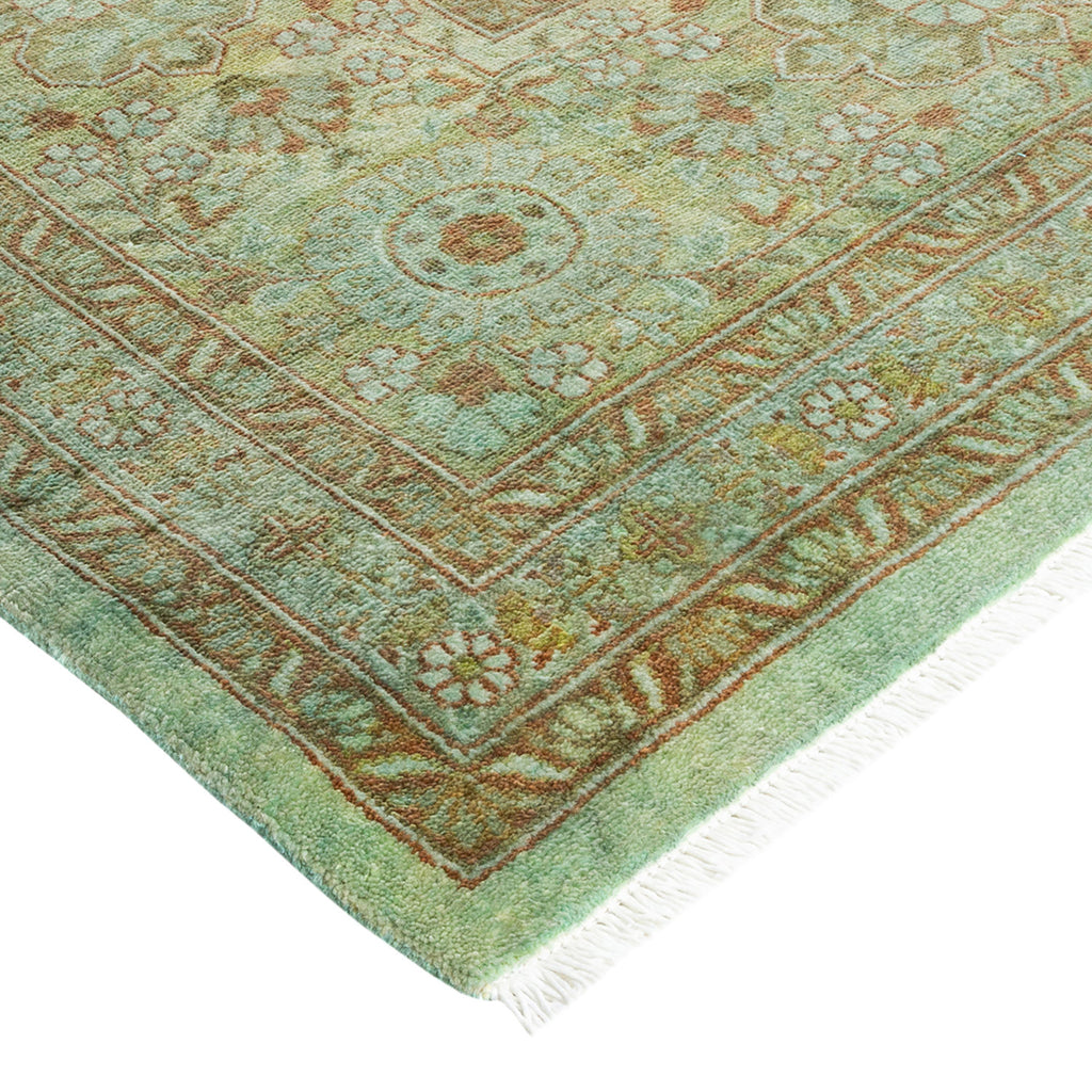 Color Reform, One-of-a-Kind Hand-Knotted Area Rug - Blue, 9' 3" x 11' 10" Default Title