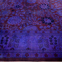 Color Reform, One-of-a-Kind Hand-Knotted Area Rug - Purple, 9' 1" x 12' 1" Default Title