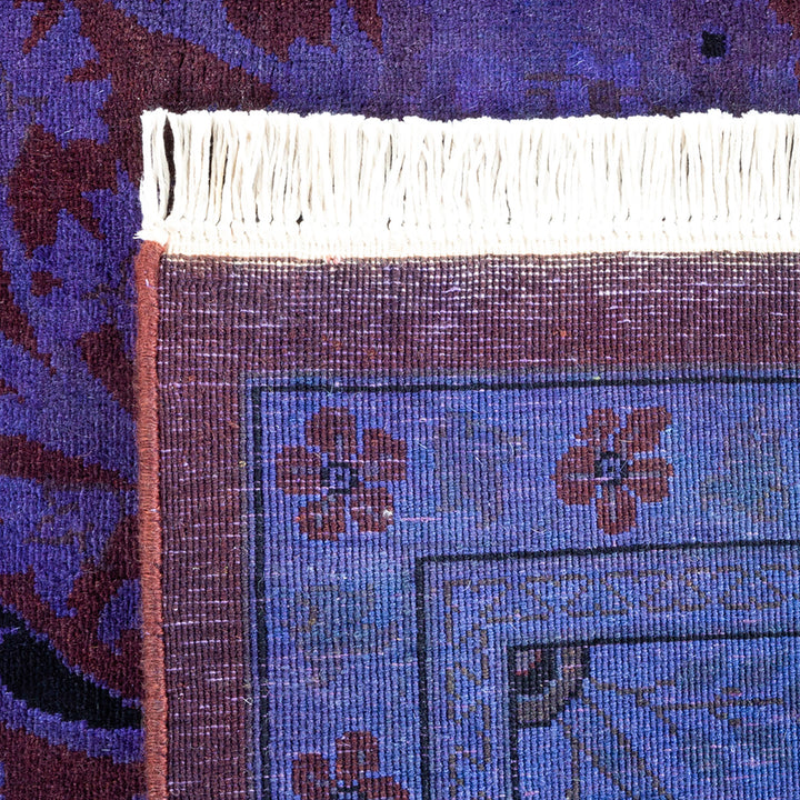 Color Reform, One-of-a-Kind Hand-Knotted Area Rug - Purple, 9' 1" x 12' 1" Default Title