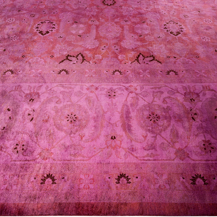 Color Reform, One-of-a-Kind Hand-Knotted Area Rug - Orange, 10' 4" x 14' 1" Default Title