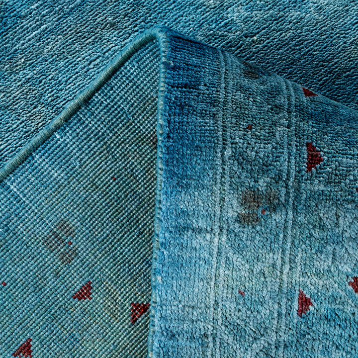 Color Reform, One-of-a-Kind Hand-Knotted Area Rug - Purple, 9' 1" x 12' 3" Default Title