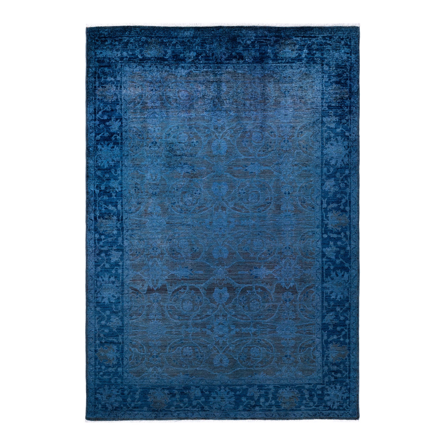 Color Reform, One-of-a-Kind Hand-Knotted Area Rug - Gray, 6' 0" x 8' 8" Default Title