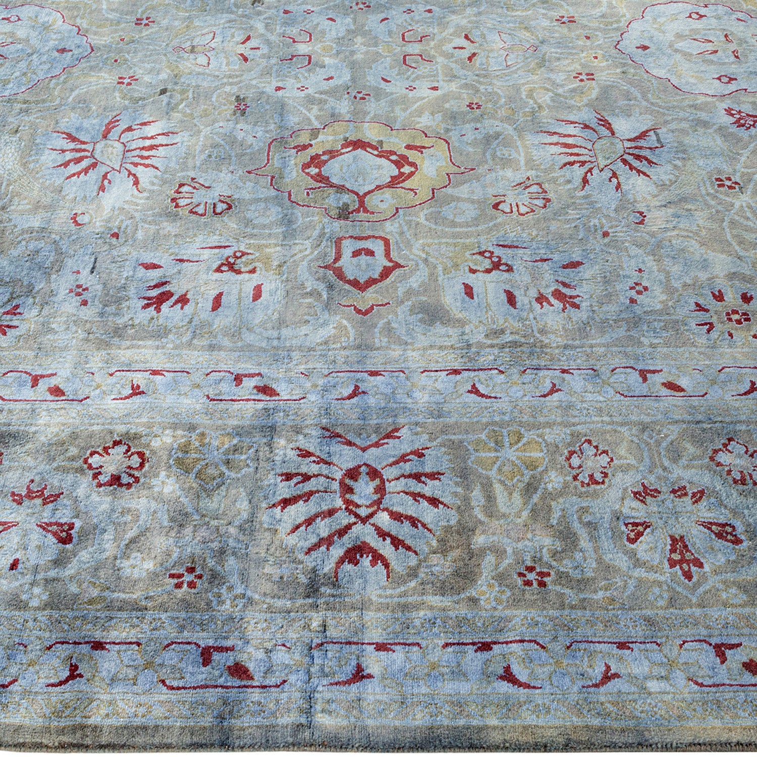 Color Reform, One-of-a-Kind Hand-Knotted Area Rug - Red, 7' 10" x 9' 9" Default Title