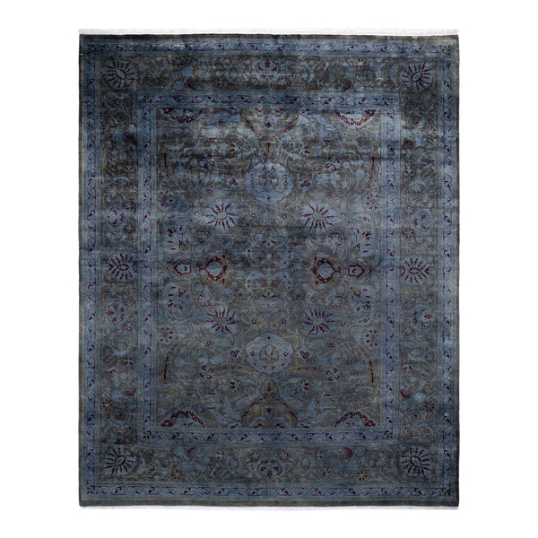Color Reform, One-of-a-Kind Hand-Knotted Area Rug - Red, 7' 10" x 9' 9" Default Title