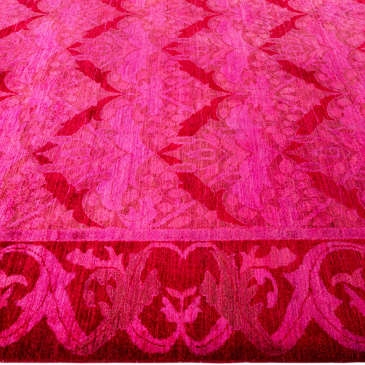 Color Reform, One-of-a-Kind Hand-Knotted Area Rug - Light Blue, 8' 10" x 11' 8" Default Title