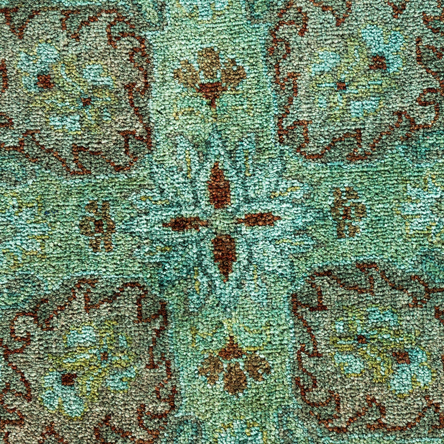 Color Reform, One-of-a-Kind Handmade Area Rug - Light Blue, 9' 3" x 12' 3" Default Title