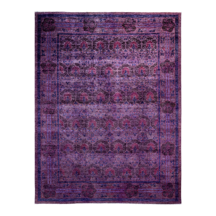 Color Reform, One-of-a-Kind Hand-Knotted Area Rug - Gray, 9' 2" x 11' 7" Default Title