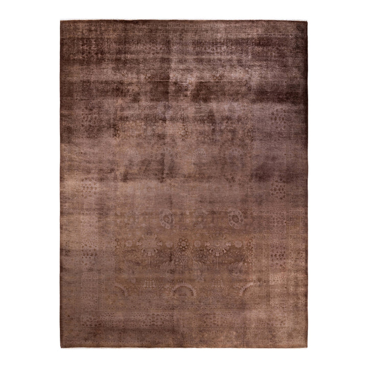 Color Reform, One-of-a-Kind Hand-Knotted Area Rug - Light Blue, 9' 3" x 12' 1" Default Title