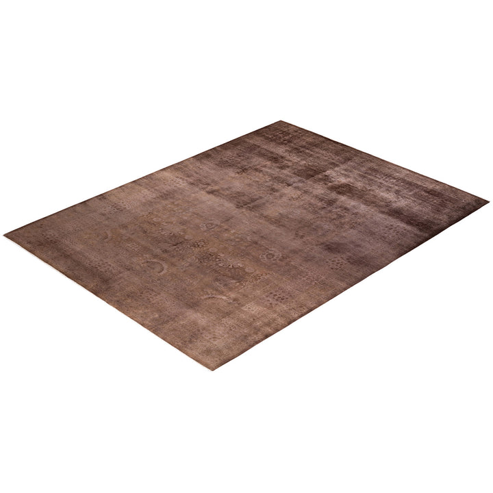 Color Reform, One-of-a-Kind Hand-Knotted Area Rug - Light Blue, 9' 3" x 12' 1" Default Title