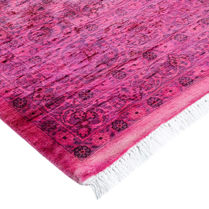 Color Reform, One-of-a-Kind Hand-Knotted Area Rug - Red, 8' 1" x 9' 10" Default Title