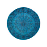 Color Reform, One-of-a-Kind Hand-Knotted Area Rug - Green, 7' 2" x 7' 3" Default Title