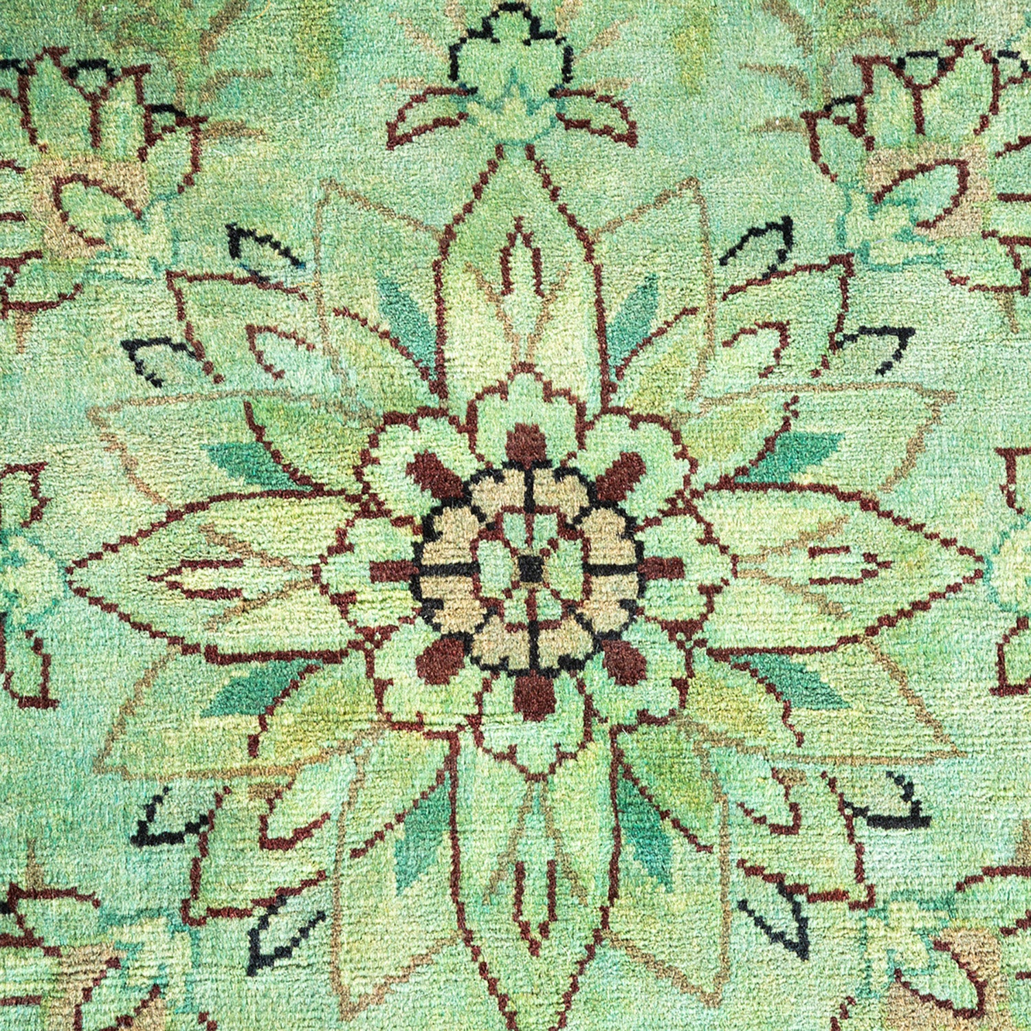 Color Reform, One-of-a-Kind Hand-Knotted Area Rug - Beige, 10' 10" x 11' 0" Default Title