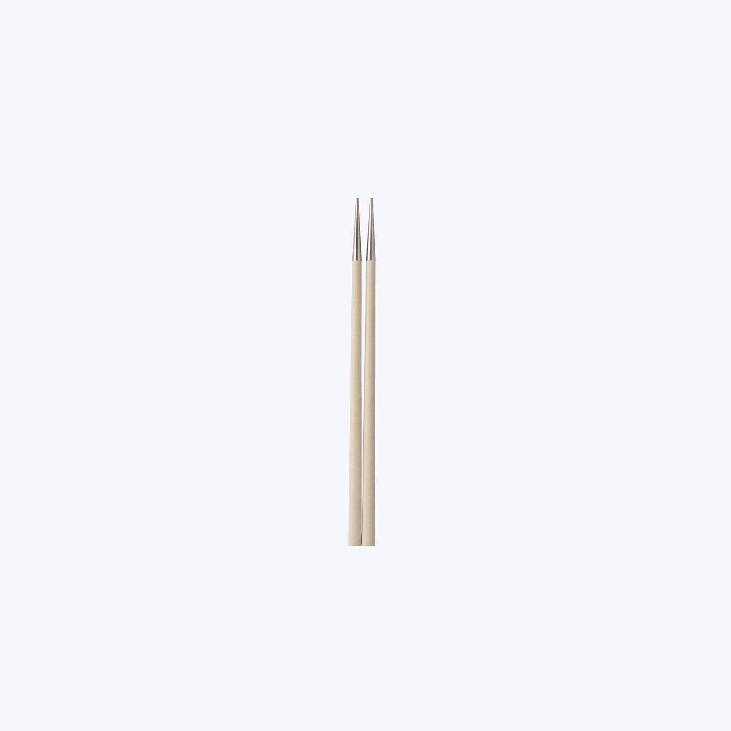 Mito Chopstick Set Brushed Silver Cream