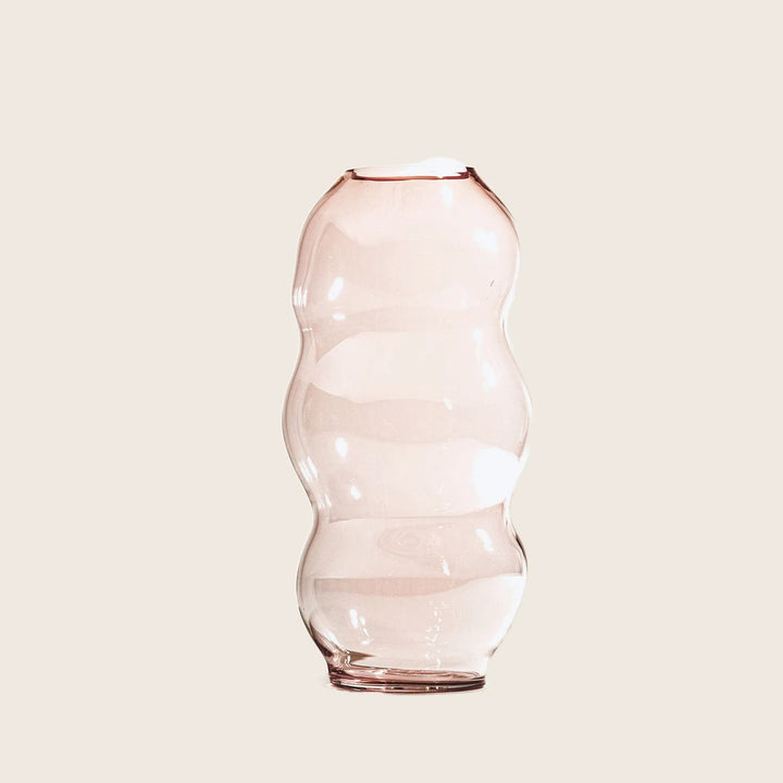 Muse Vase, Large Clear Copper