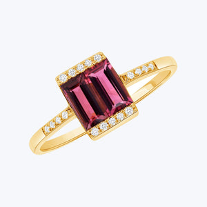 Shine Pink Tourmaline Ring, 7 Default Title
