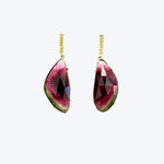 Watermelon Tourmaline Earrings Default Title