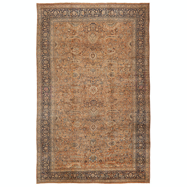 Exquisite Persian or Oriental rug with intricate floral and geometric designs.