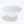 Hand-crafted white textured bowl with footed base on white background.