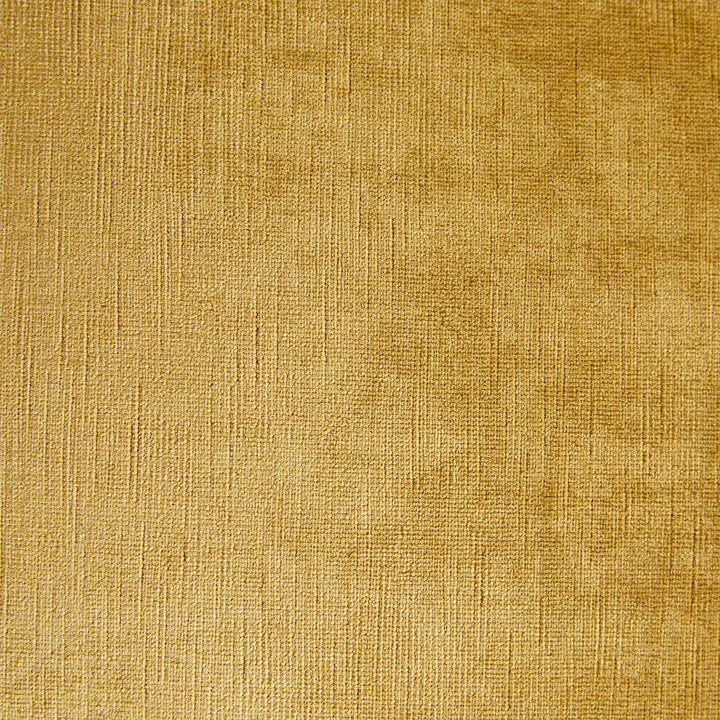 Close-up of golden-yellow fabric with tightly woven, ribbed structure.