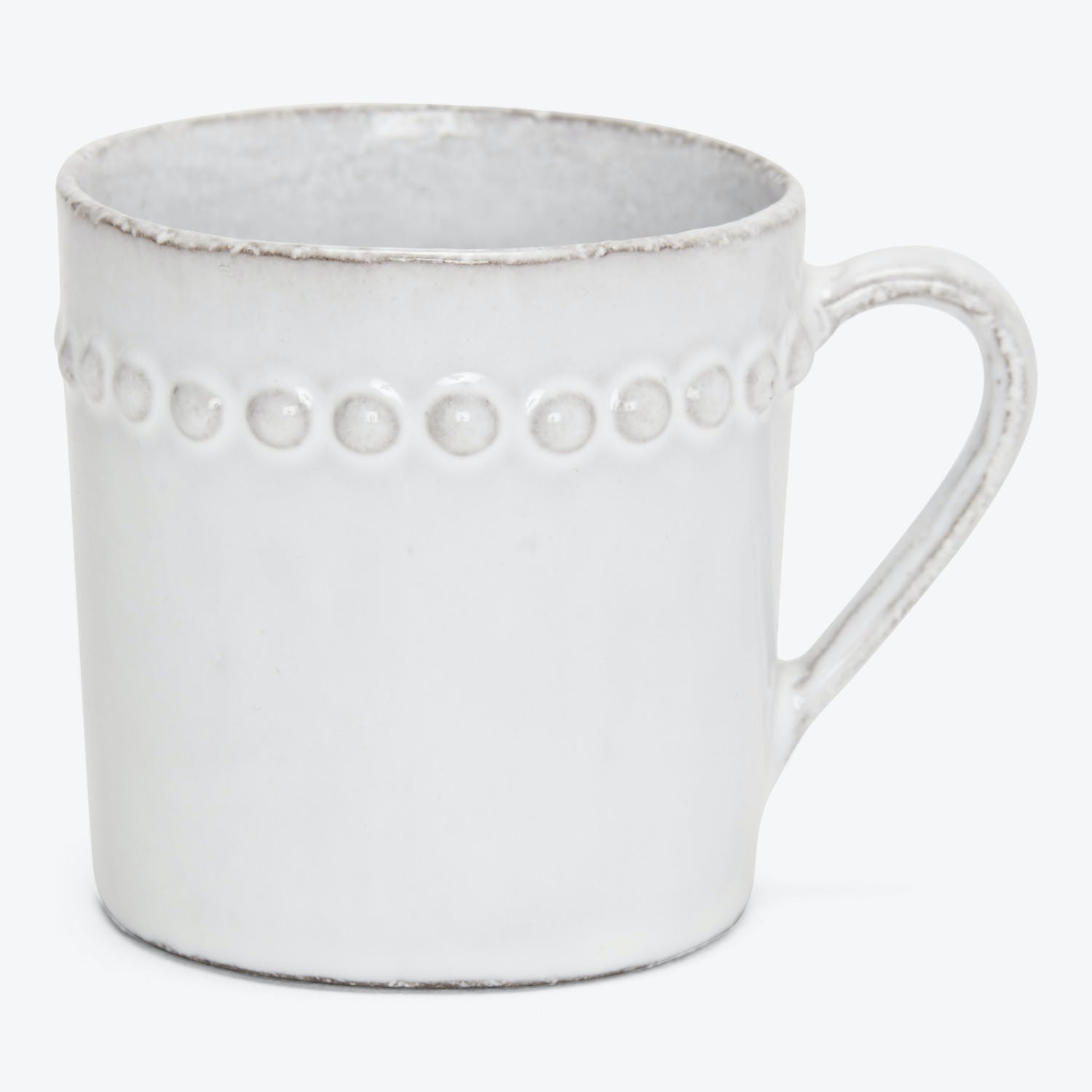 Ohio State Buckeyes Ceramic Mug White Ornament