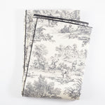 Toile Tablecloth-Black-71" x 138"