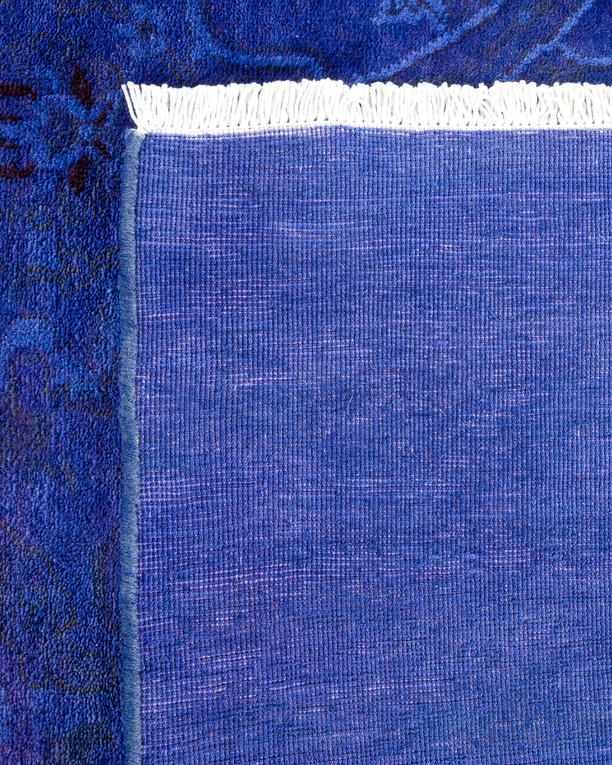 Blue Overdyed Wool Rug - 8'1" x 10'4"