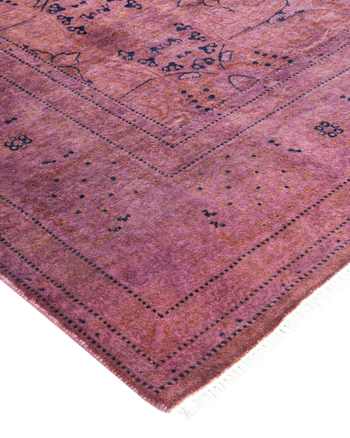 Purple Samsara Wool Rug - 4'9" x 7'1"