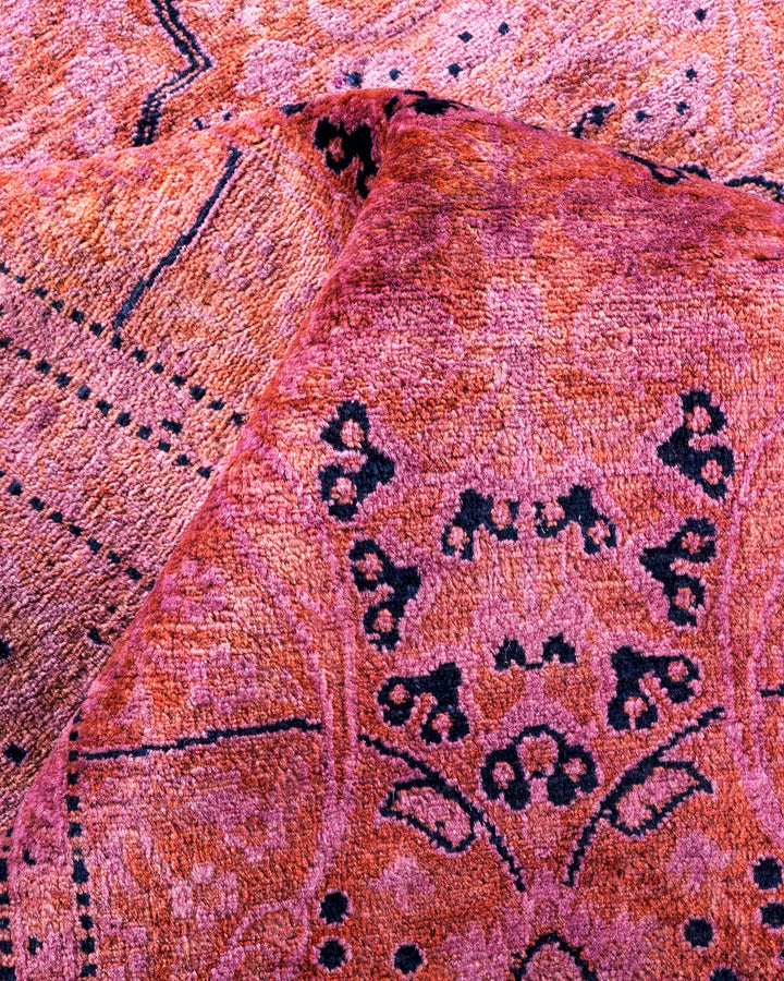 Purple Samsara Wool Rug - 4'9" x 7'1"