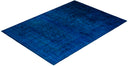 Blue Overdyed Wool Rug - 10'1" x 13'10"