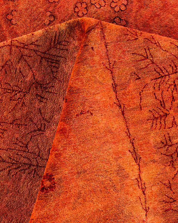 Orange Samsara Wool Rug - 8'1" x 10'9"
