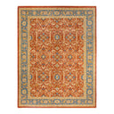Eclectic, One-of-a-Kind Handmade Area Rug - Orange, 10' 2" x 13' 1"