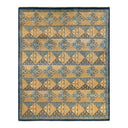 Eclectic, One-of-a-Kind Hand-Knotted Area Rug - Blue, 8' 0" x 10' 0"