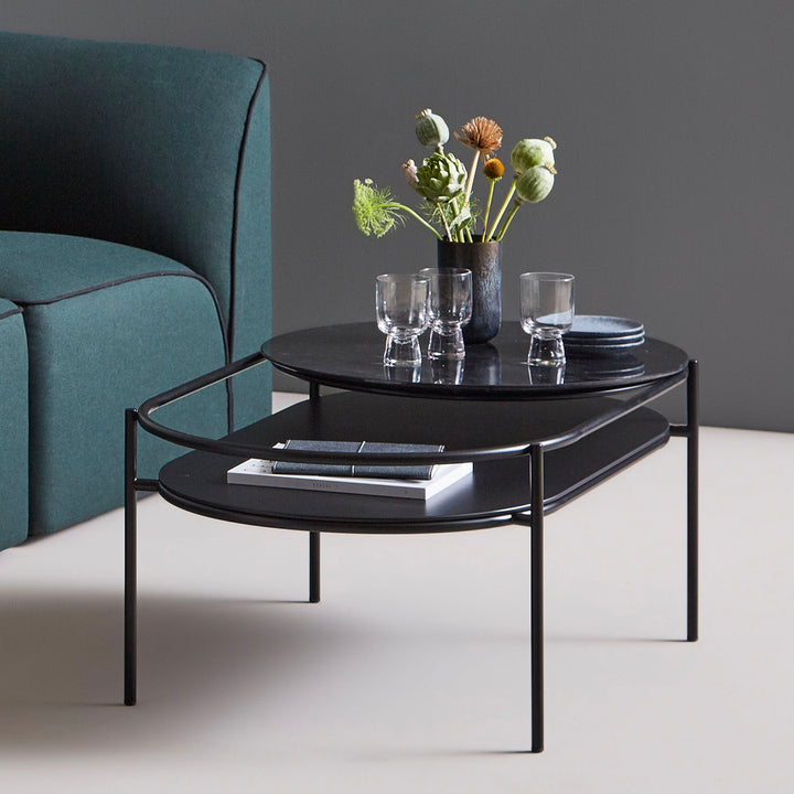 Verde Coffee Table-Black Marble
