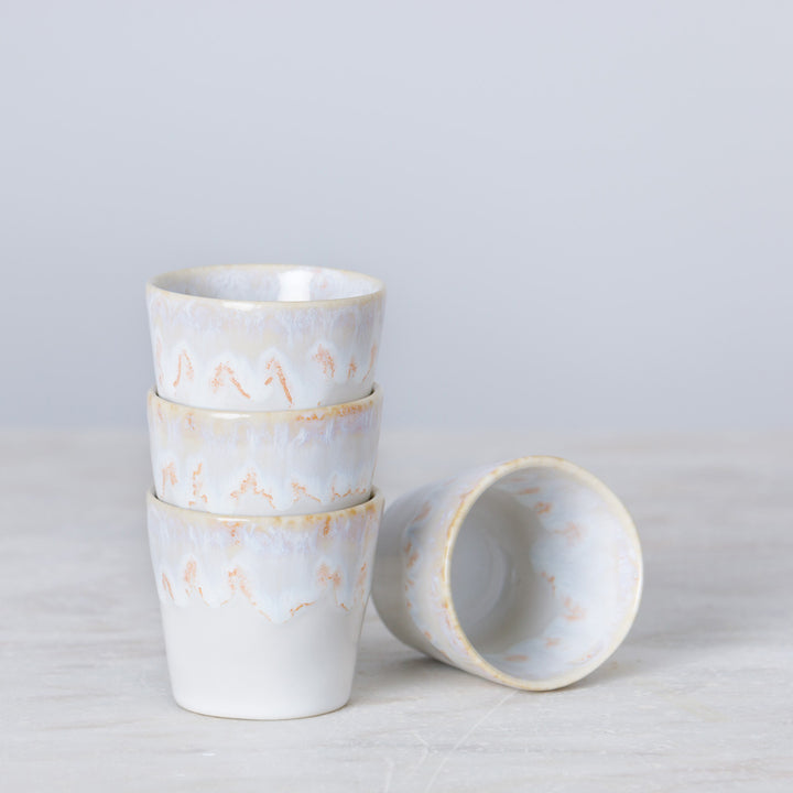 Grespresso 2 Oz. Espresso Cup Set of 6-White