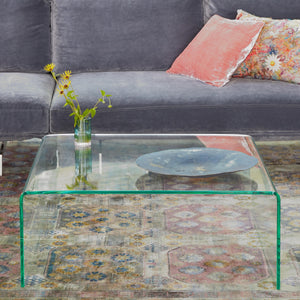 Tempered Glass Coffee Table-43"